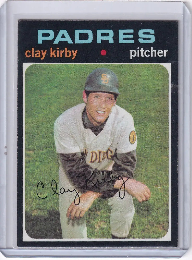1971 Topps Baseball #333 Clay Kirby - San Diego Padres