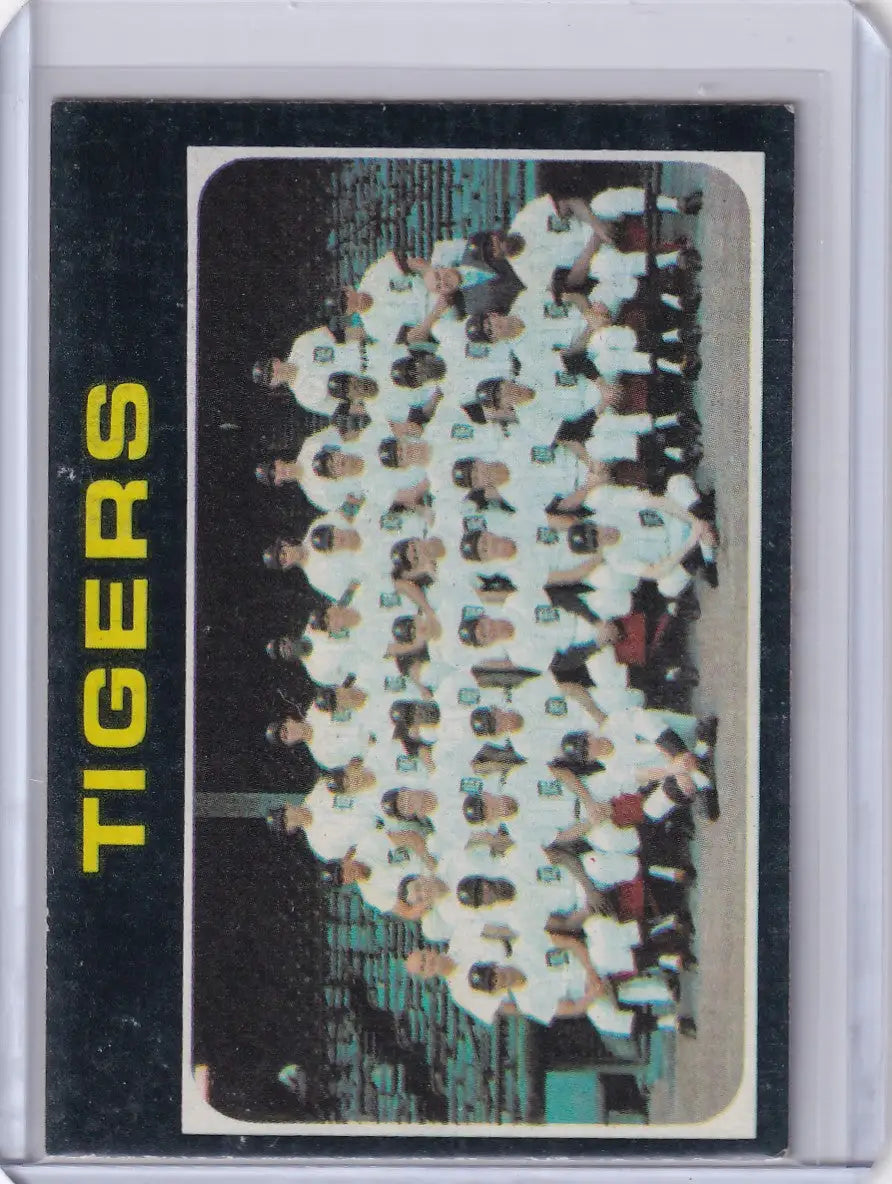 1971 Topps Baseball #336 Detroit Tigers Team
