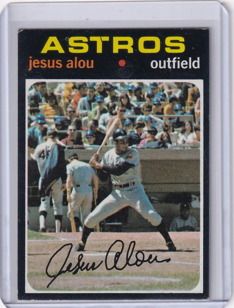 1971 Topps Baseball #337 Jesus Alou - Houston Astros