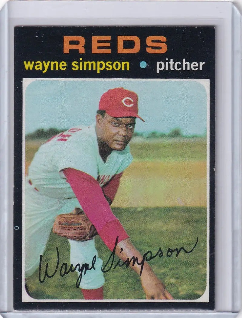 1971 Topps Baseball #339 Wayne Simpson - Cincinnati Reds