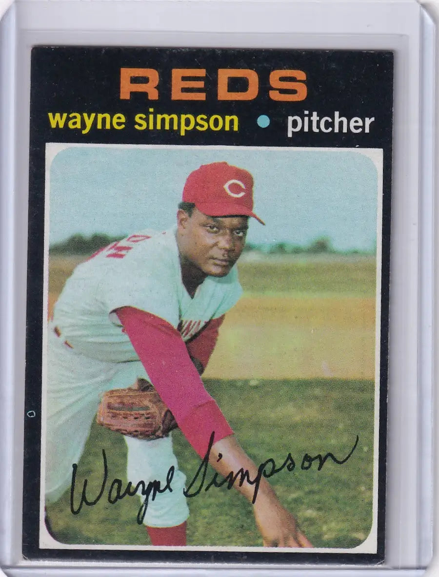 1971 Topps Baseball #339 Wayne Simpson - Cincinnati Reds