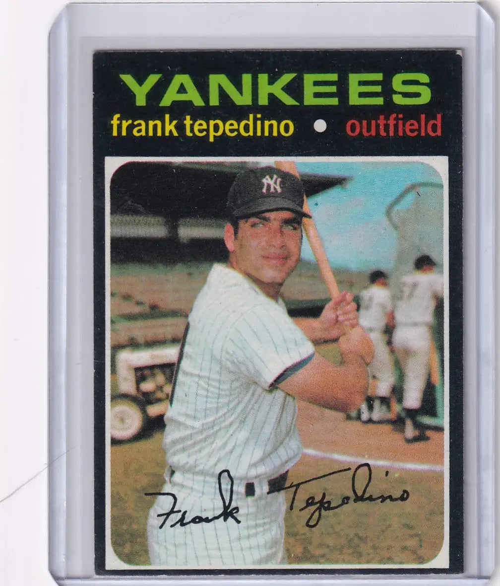 1971 Topps Baseball #342 Frank Tepedino - New York Yankees