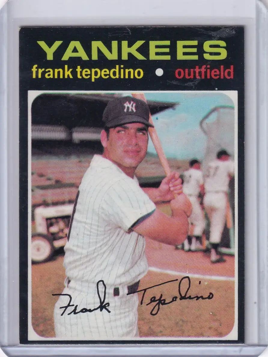 1971 Topps Baseball #342 Frank Tepedino - New York Yankees