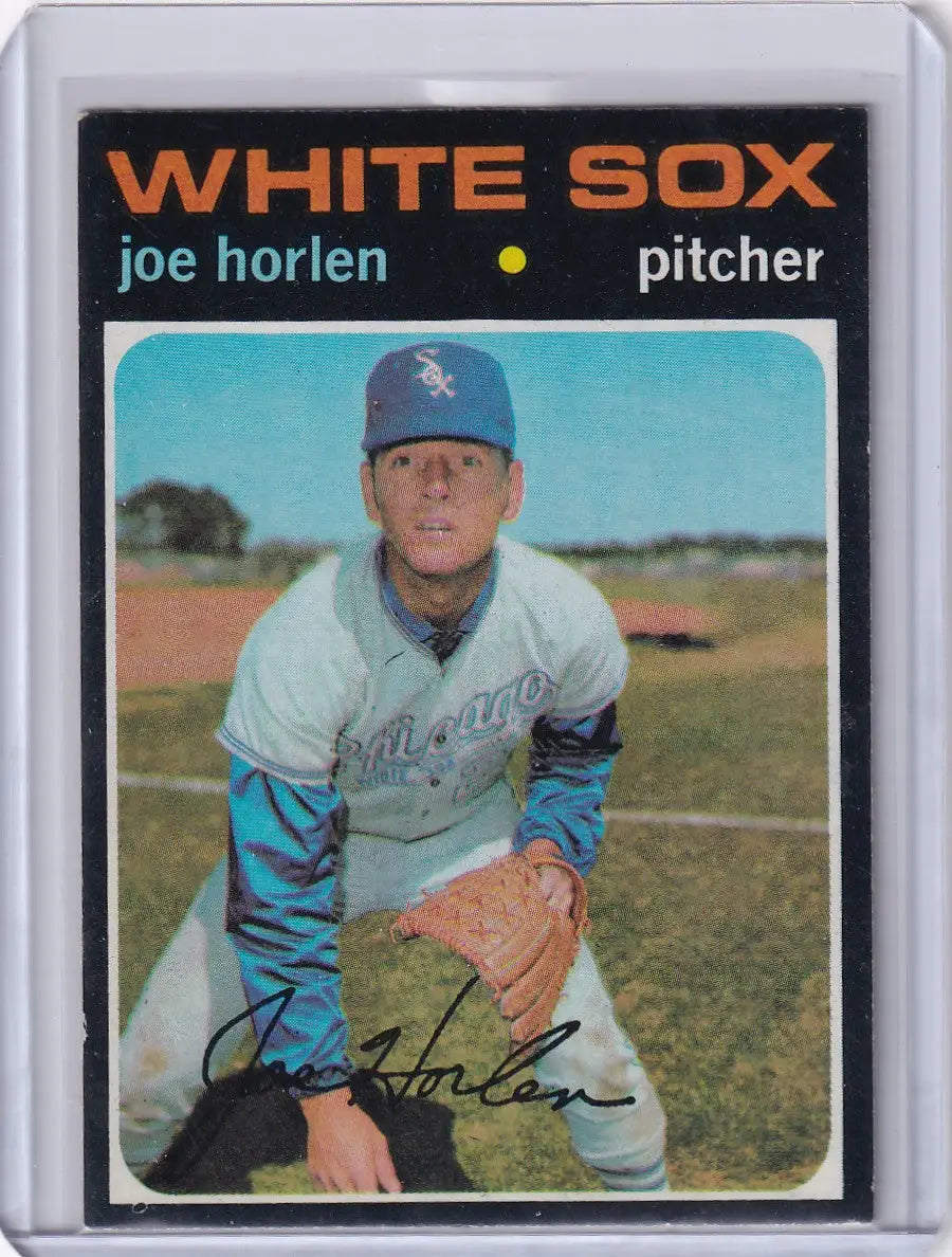 1971 Topps Baseball #345 Joe Horlen - Chicago White Sox