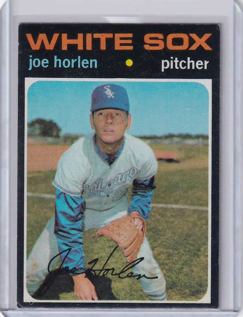 1971 Topps Baseball #345 Joe Horlen - Chicago White Sox
