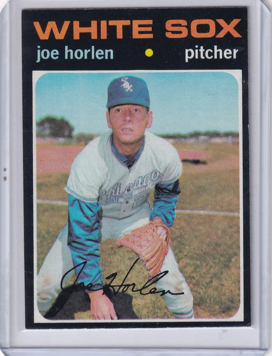1971 Topps Baseball #345 Joe Horlen - Chicago White Sox - Baseball Card Single