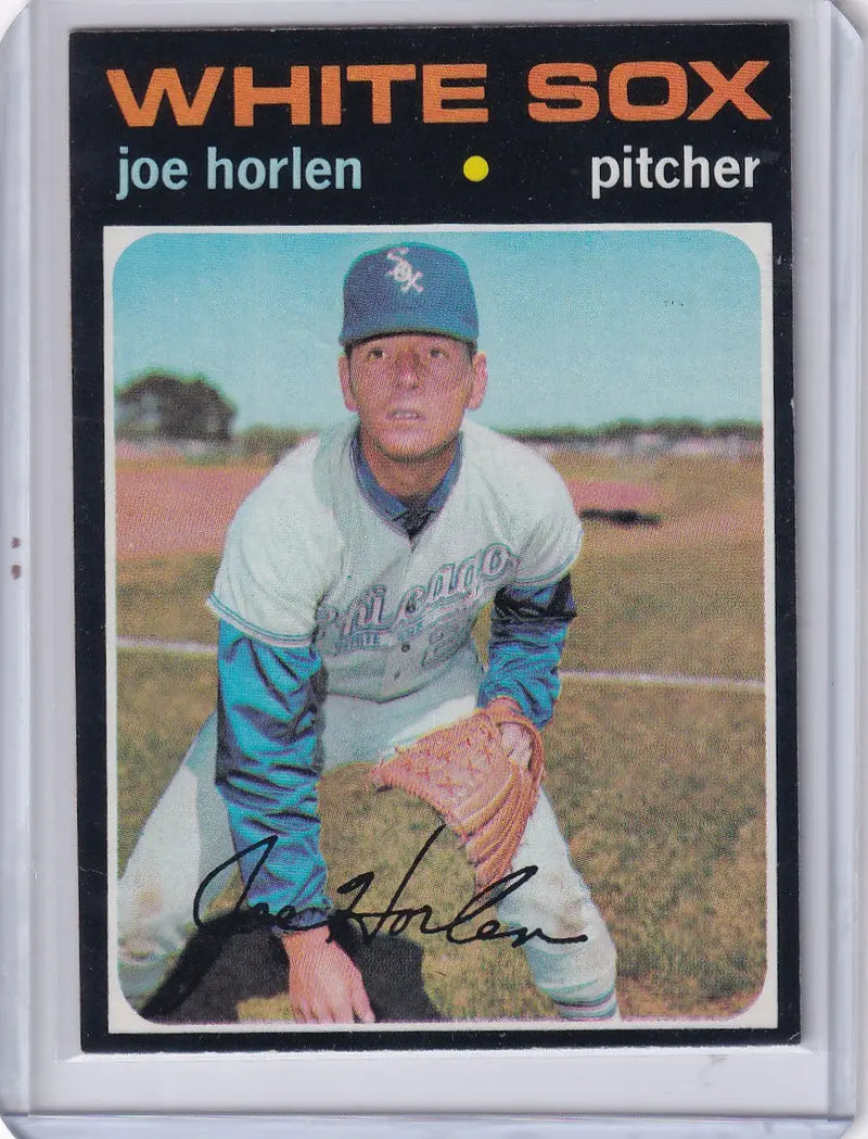 1971 Topps Baseball #345 Joe Horlen - Chicago White Sox