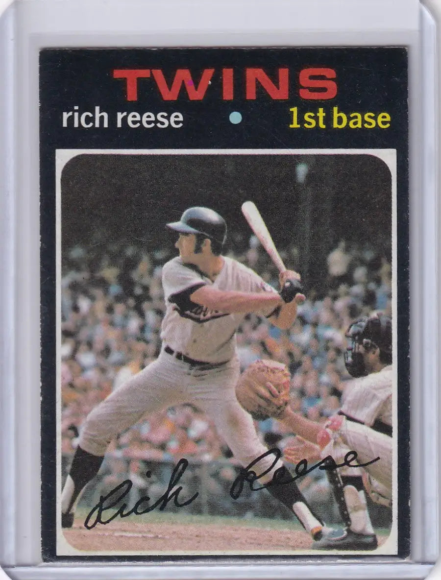 1971 Topps Baseball #349 Rich Reese - Minnesota Twins