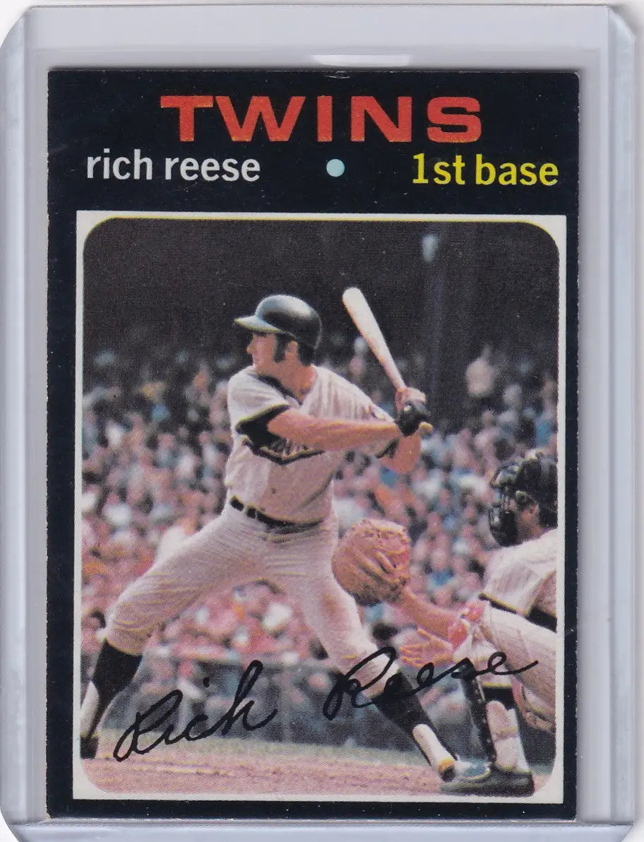 1971 Topps Baseball #349 Rich Reese - Minnesota Twins