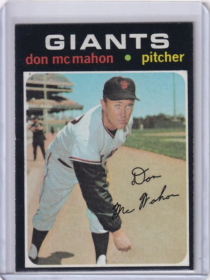 1971 Topps Baseball #354 Don McMahon - San Francisco Giants