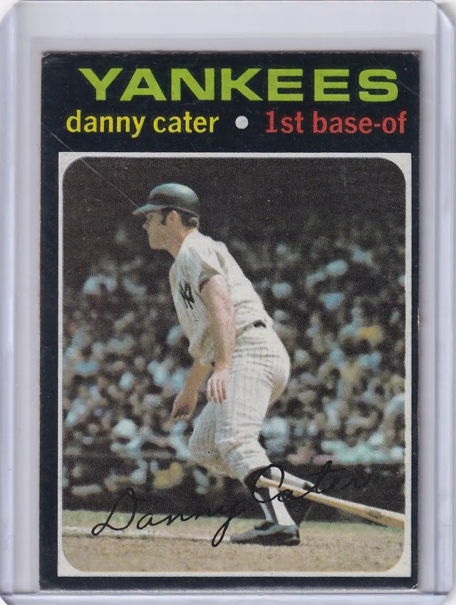 1971 Topps Baseball #358 Danny Cater - New York Yankees