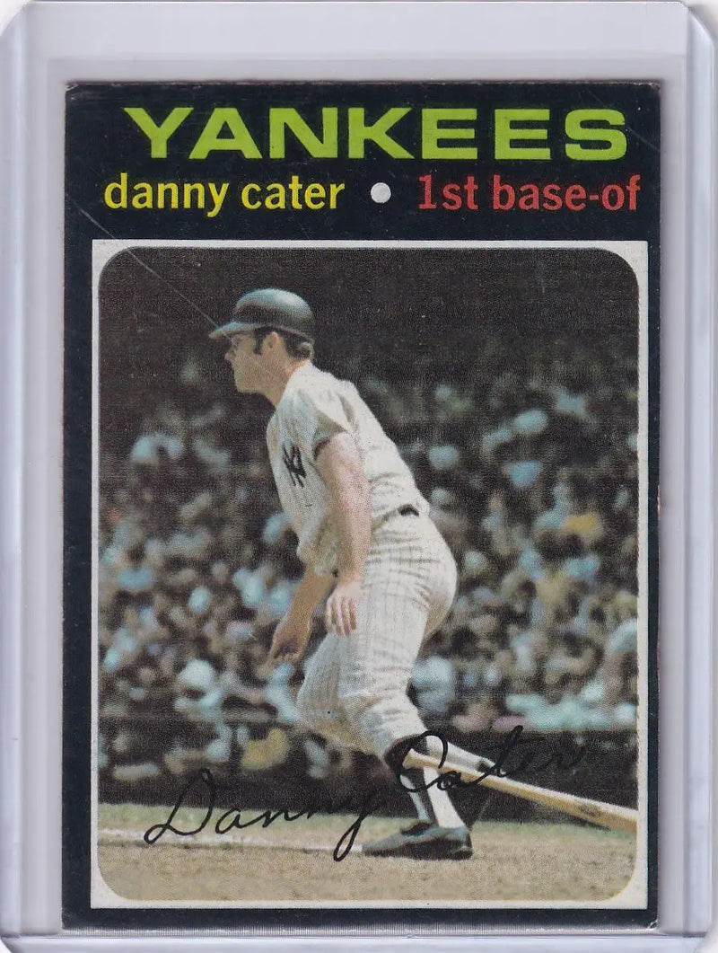 1971 Topps Baseball #358 Danny Cater - New York Yankees