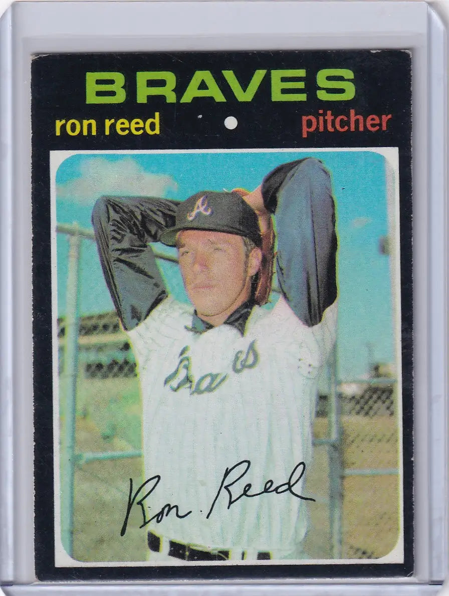 1971 Topps Baseball #359 Ron Reed - Atlanta Braves