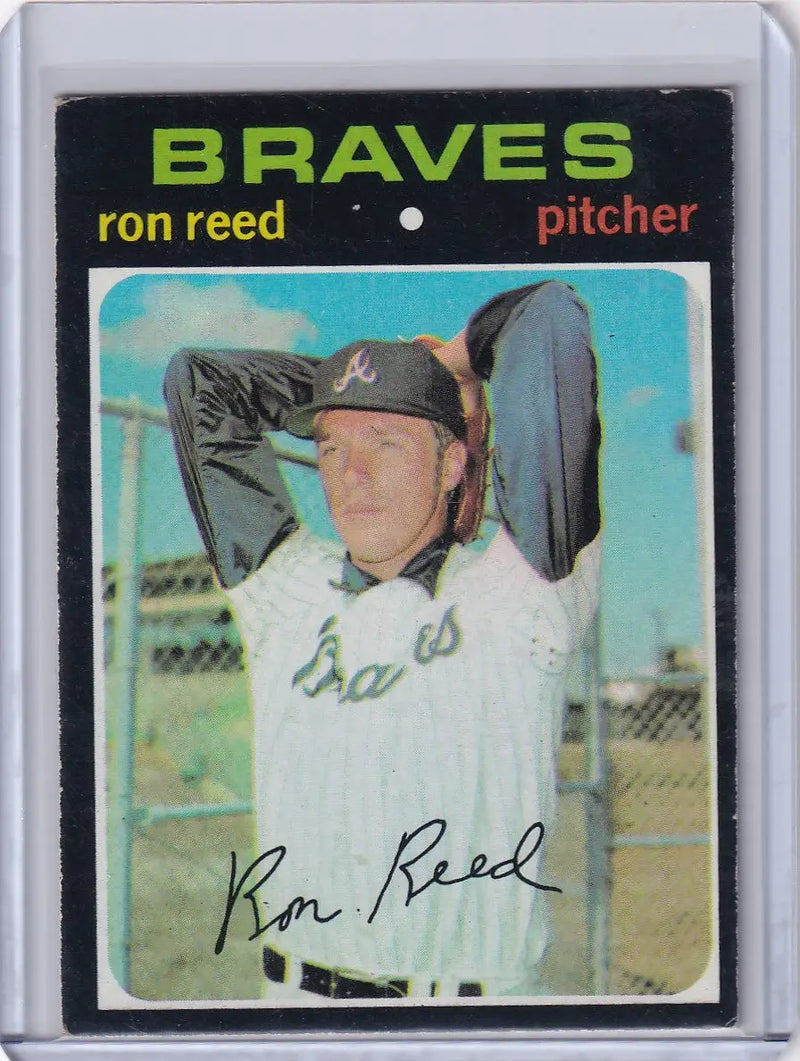 1971 Topps Baseball #359 Ron Reed - Atlanta Braves