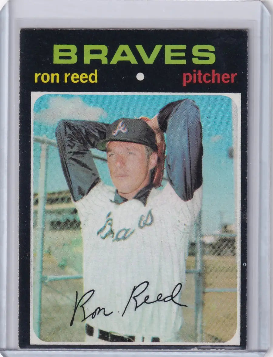 1971 Topps Baseball #359 Ron Reed - Atlanta Braves