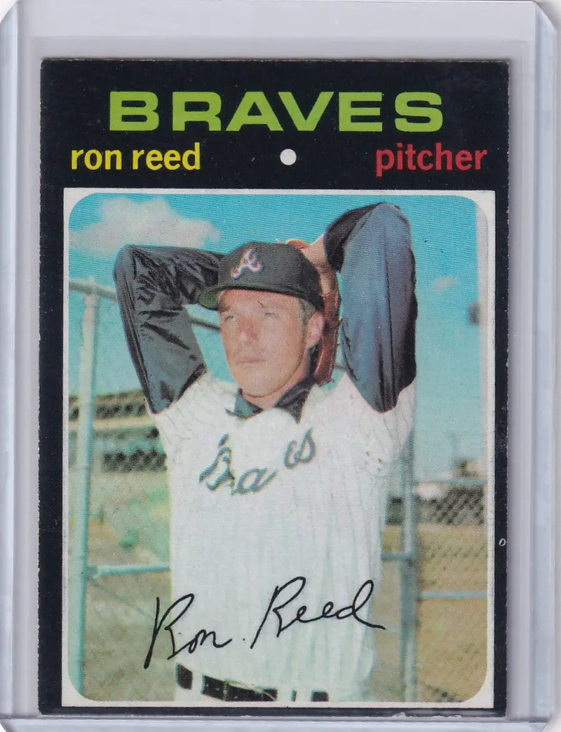 1971 Topps Baseball #359 Ron Reed - Atlanta Braves
