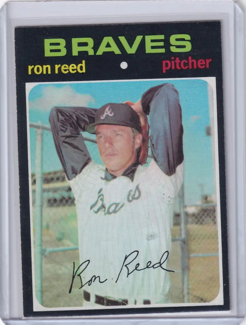 1971 Topps Baseball #359 Ron Reed - Atlanta Braves