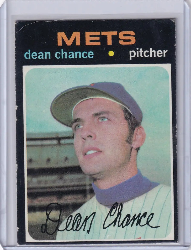 1971 Topps Baseball #36 Dean Chance - New York Mets