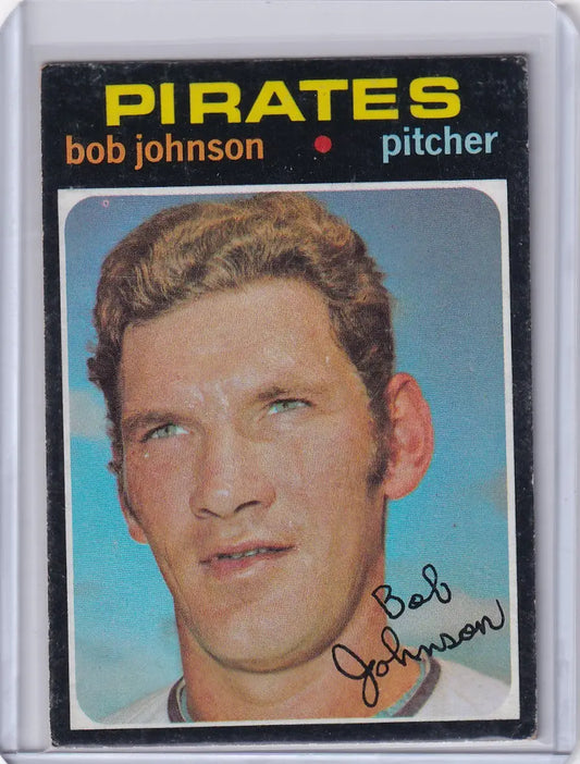 1971 Topps Baseball #365 Bob Johnson - Pittsburgh Pirates - Baseball Card Single
