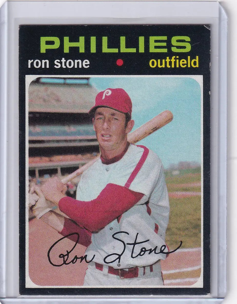 1971 Topps Baseball #366 Ron Stone - Philadelphia Phillies