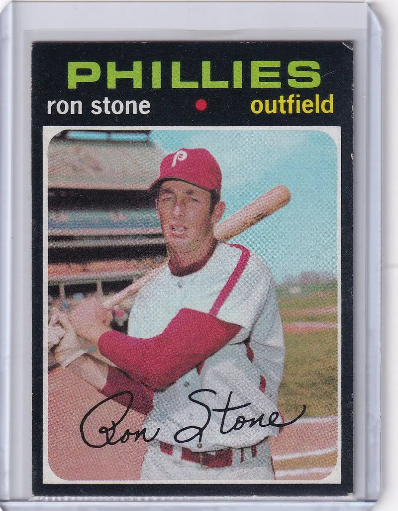 1971 Topps Baseball #366 Ron Stone - Philadelphia Phillies