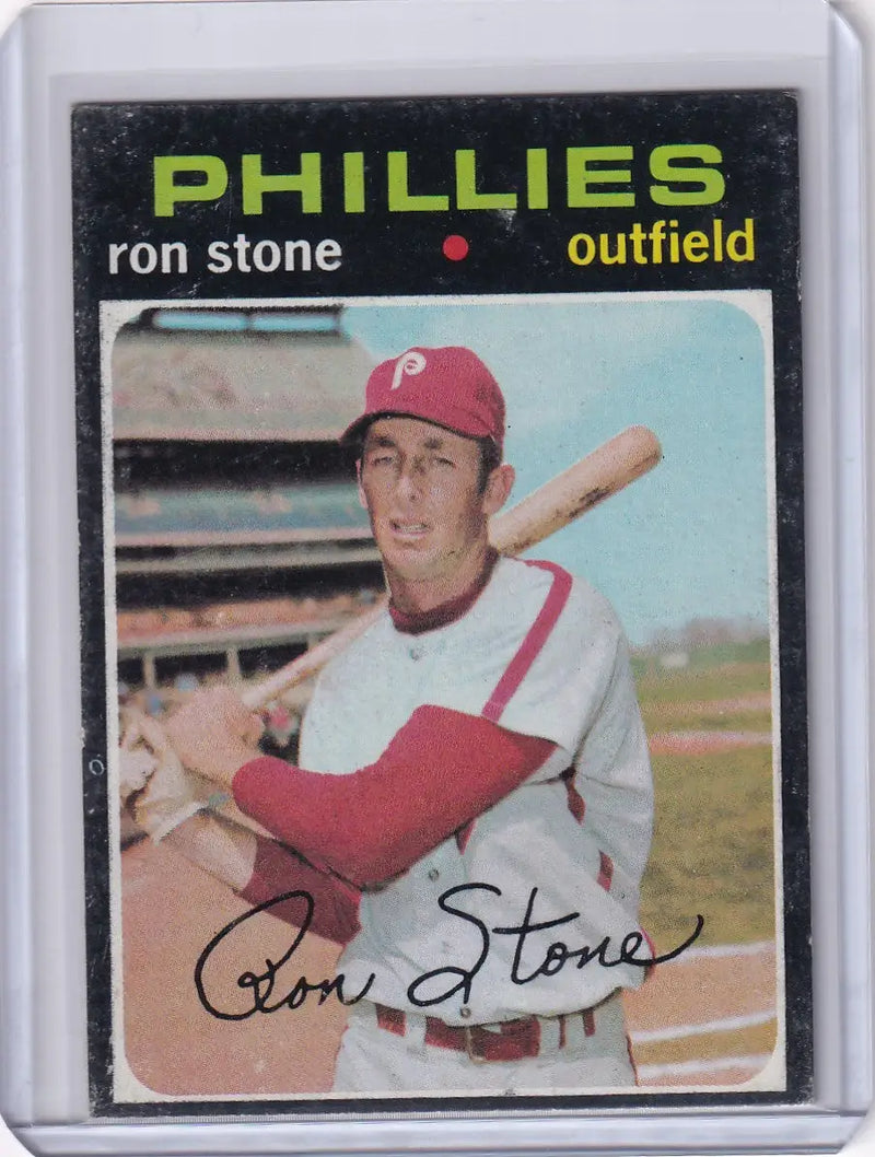 1971 Topps Baseball #366 Ron Stone - Philadelphia Phillies