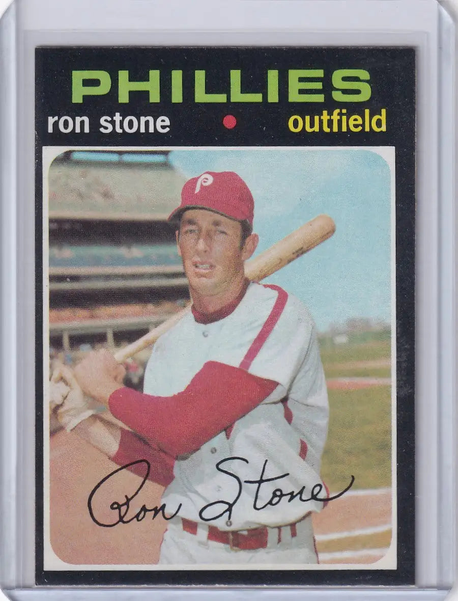 1971 Topps Baseball #366 Ron Stone - Philadelphia Phillies