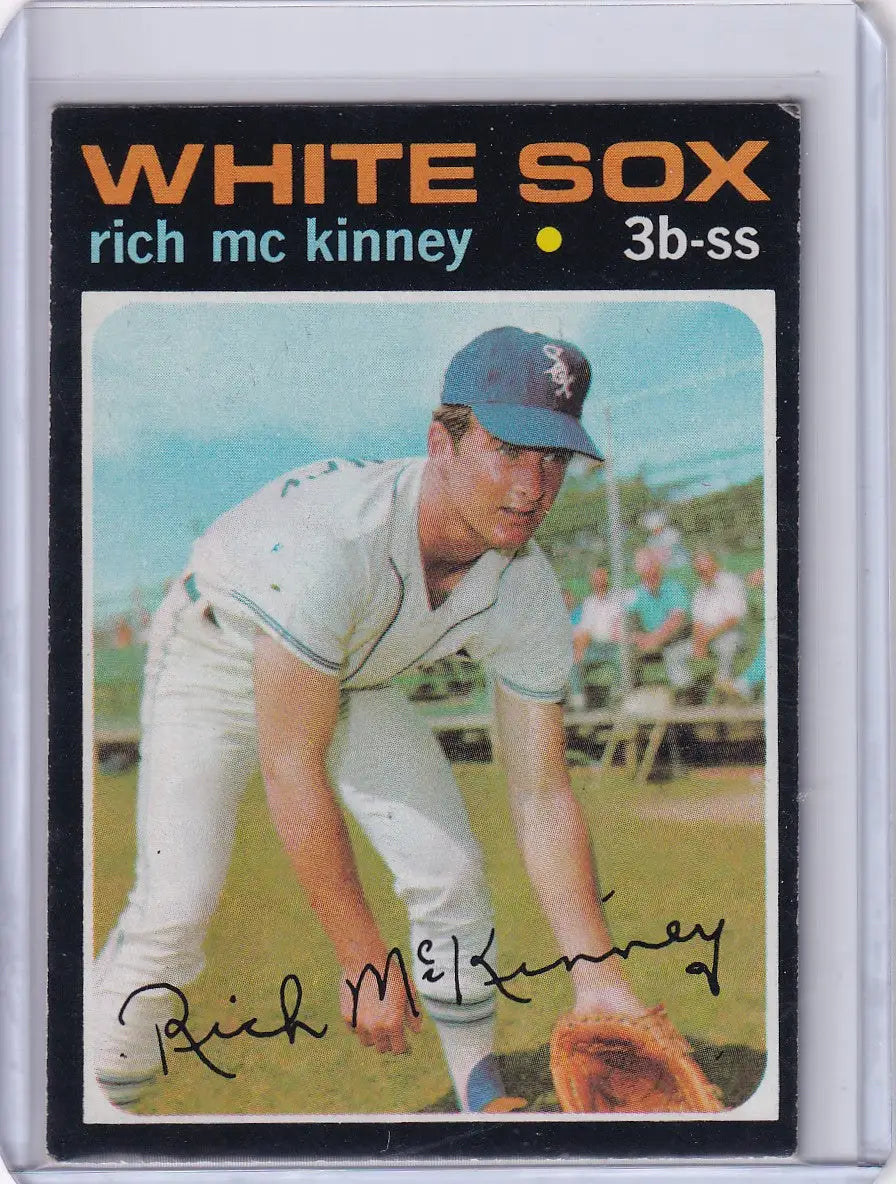 1971 Topps Baseball #37 Rich McKinney - Chicago White Sox RC