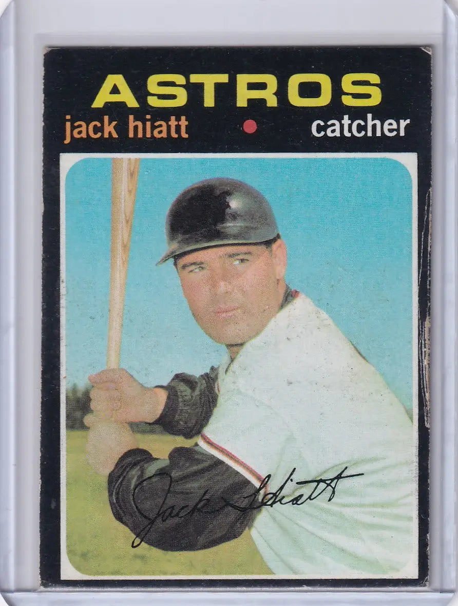 1971 Topps Baseball #371 Jack Hiatt - Houston Astros