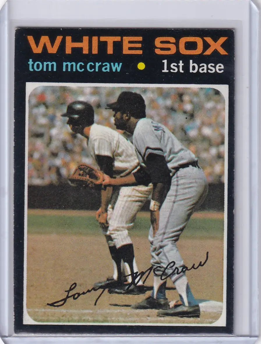1971 Topps Baseball #373 Tom McCraw - Chicago White Sox