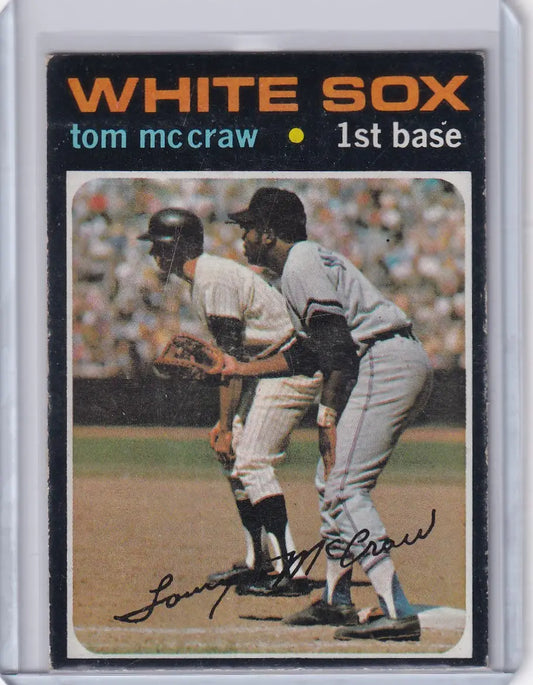 1971 Topps Baseball #373 Tom McCraw - Chicago White Sox - Baseball Card Single