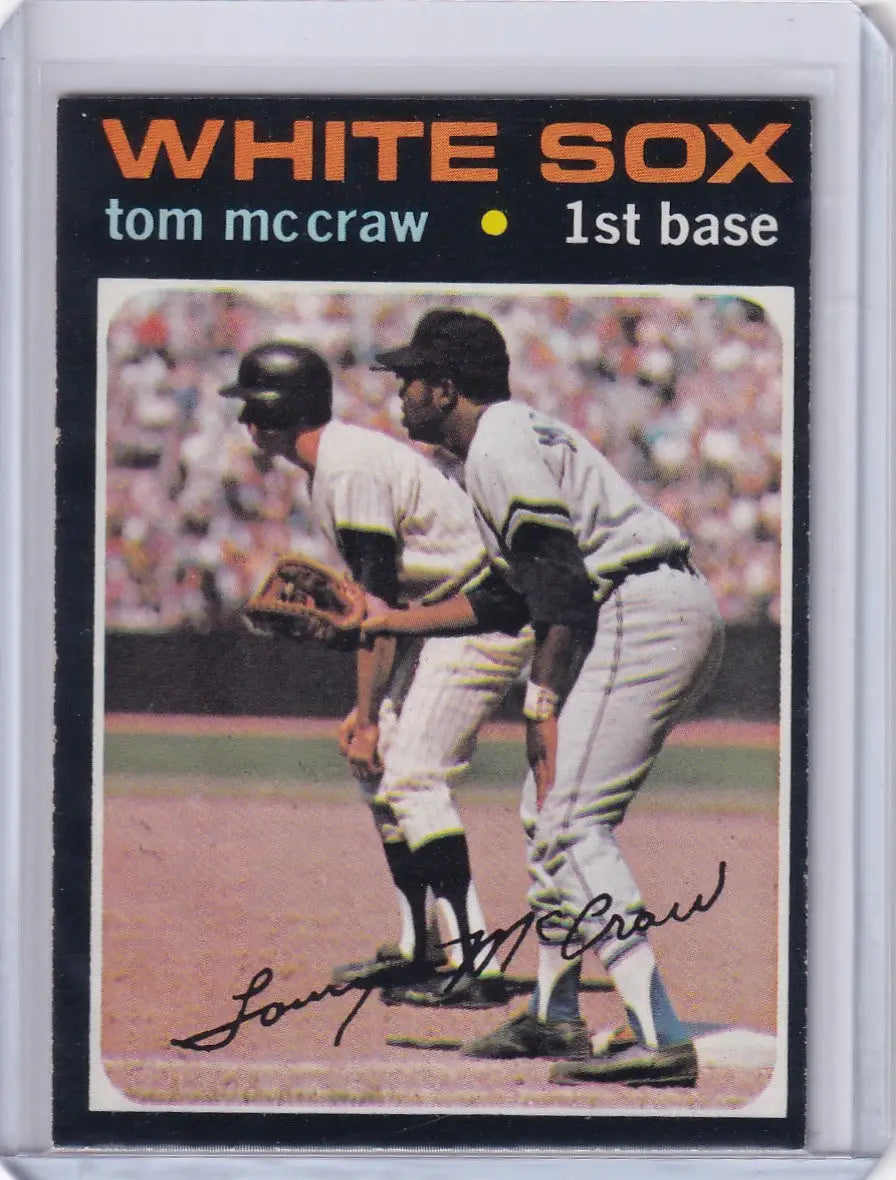 1971 Topps Baseball #373 Tom McCraw - Chicago White Sox