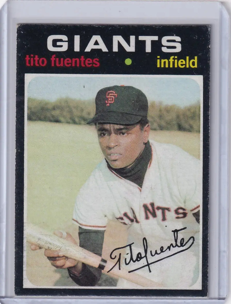 1971 Topps Baseball #378 Tito Fuentes - San Francisco Giants