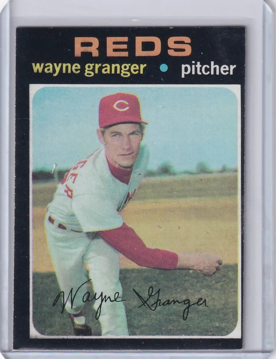 1971 Topps Baseball #379 Wayne Granger - Cincinnati Reds