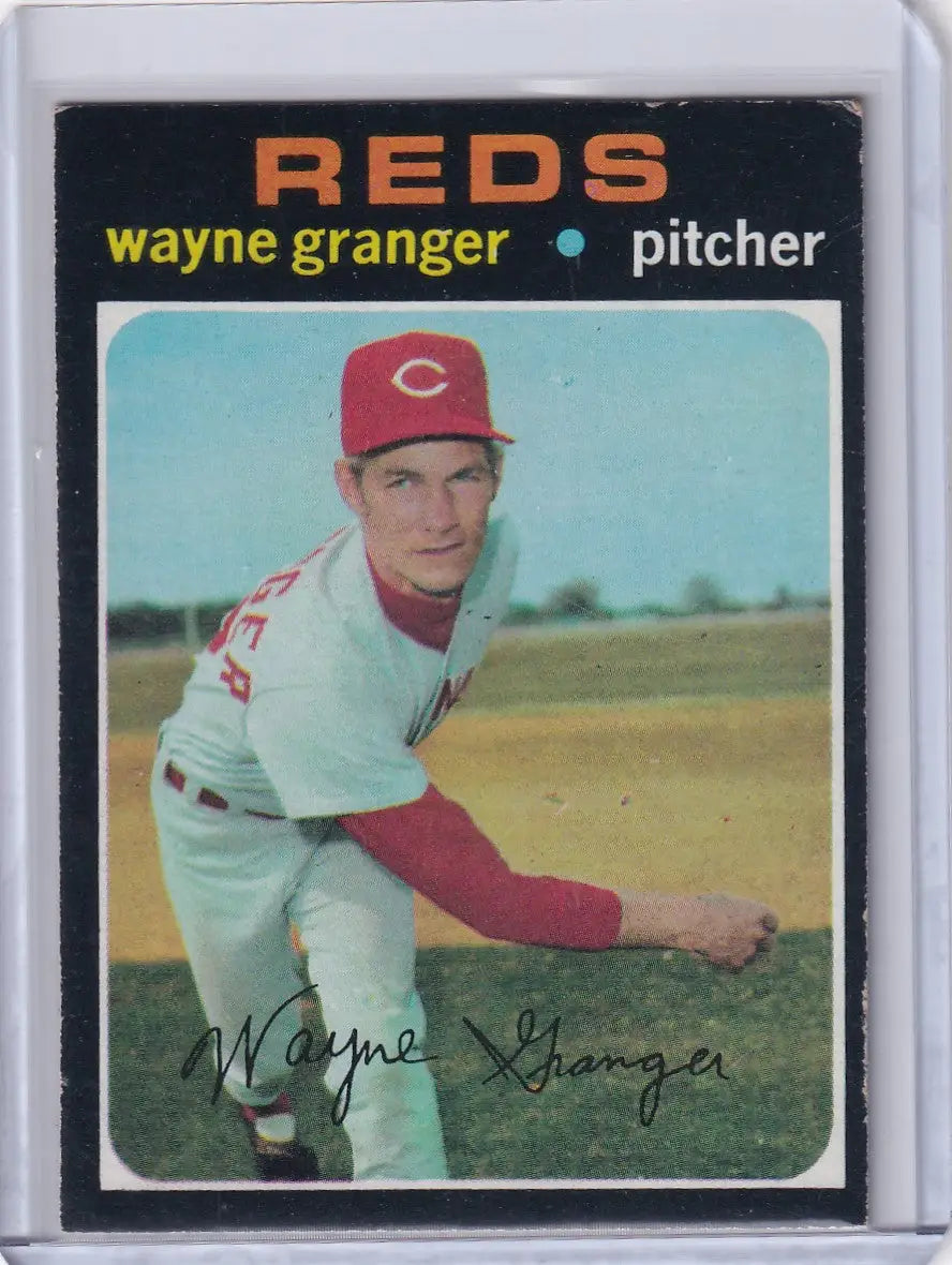 1971 Topps Baseball #379 Wayne Granger - Cincinnati Reds
