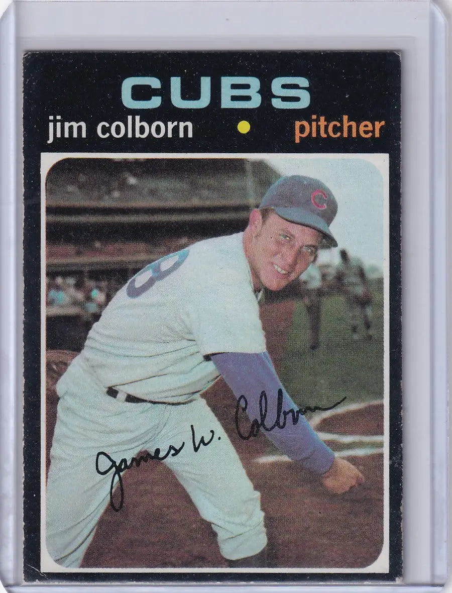 1971 Topps Baseball #38 Jim Colborn - Chicago Cubs RC