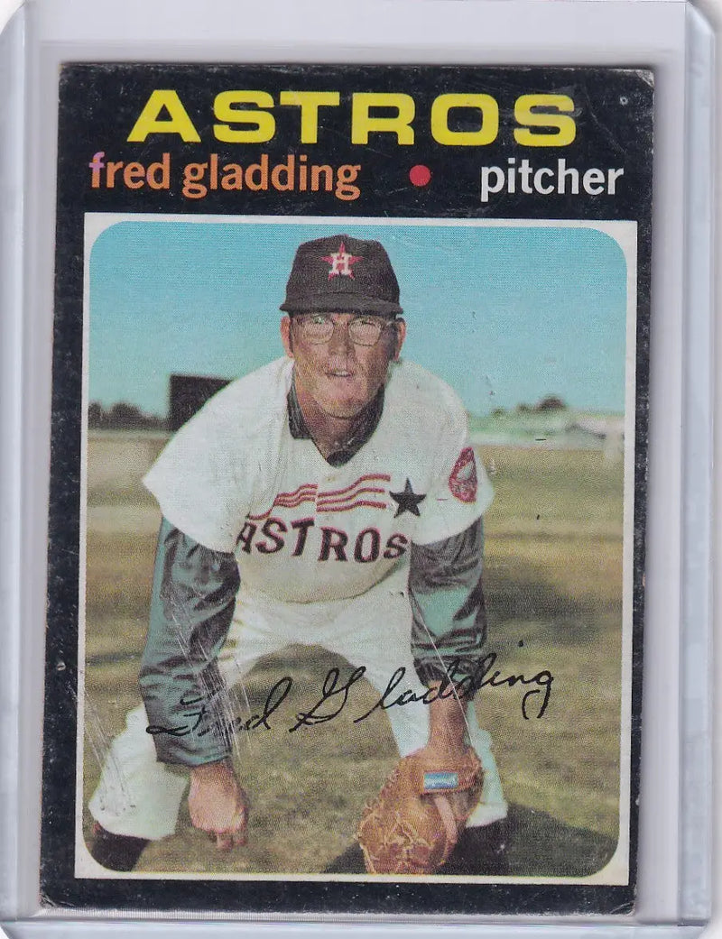 1971 Topps Baseball #381 Fred Gladding - Houston Astros