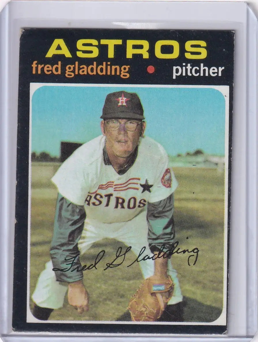 1971 Topps Baseball #381 Fred Gladding - Houston Astros