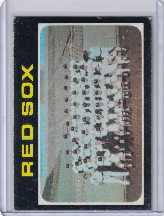 1971 Topps Baseball #386 Boston Red Sox Team - Baseball Card Single