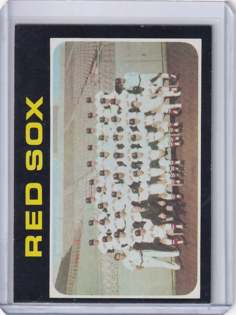 1971 Topps Baseball #386 Boston Red Sox Team - Baseball Card Single