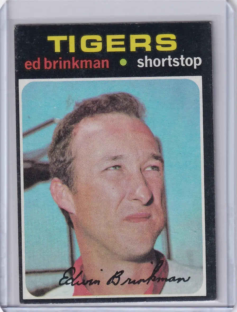 1971 Topps Baseball #389 Ed Brinkman - Detroit Tigers