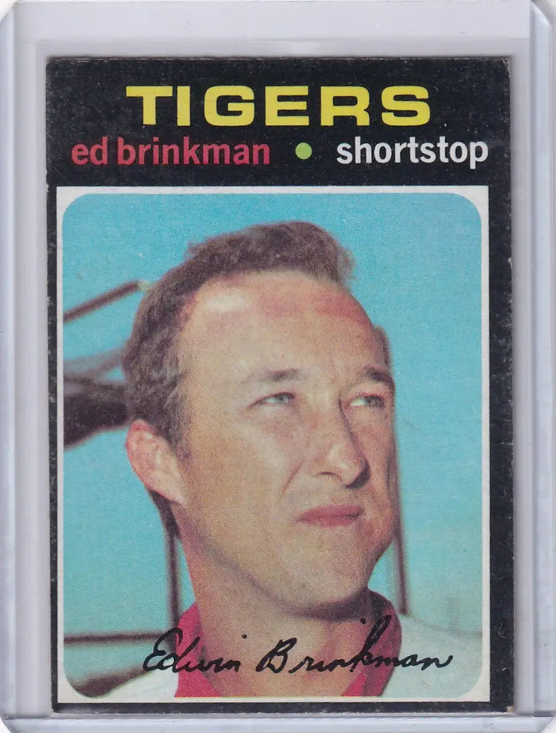 1971 Topps Baseball #389 Ed Brinkman - Detroit Tigers