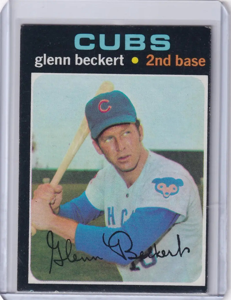 1971 Topps Baseball #390 Glenn Beckert - Chicago Cubs