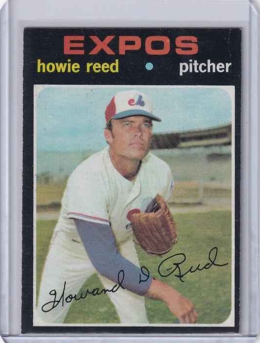1971 Topps Baseball #398 Howie Reed - Montreal Expos - Baseball Card Single