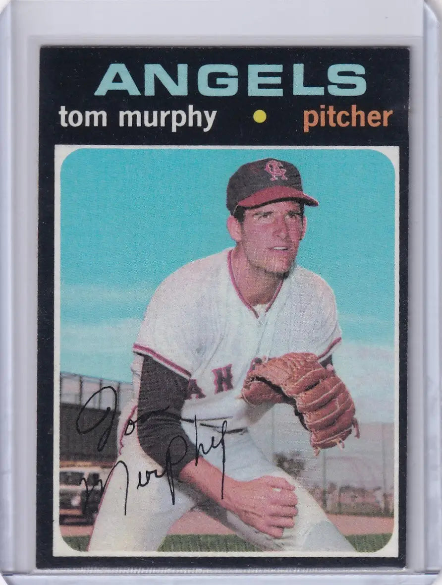 1971 Topps Baseball #401 Tom Murphy - California Angels