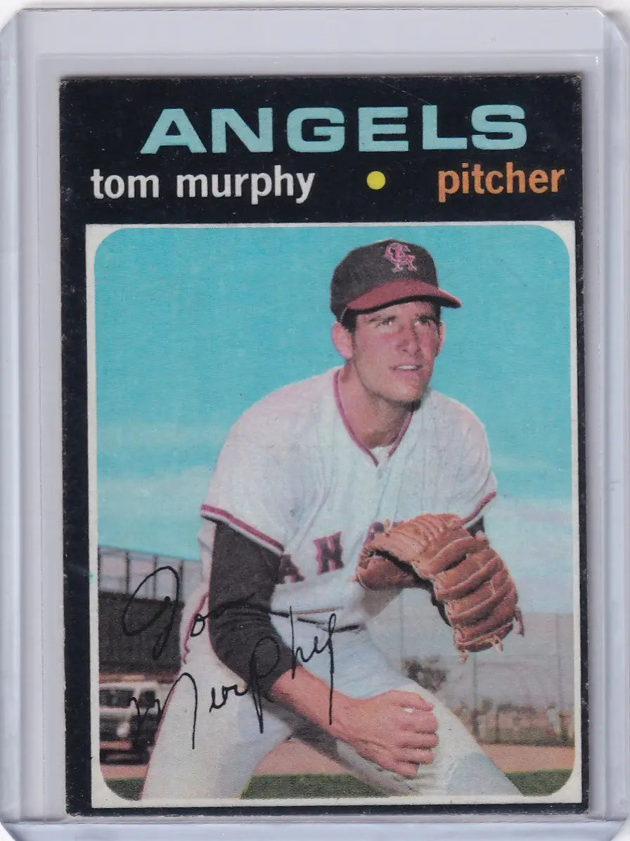 1971 Topps Baseball #401 Tom Murphy - California Angels