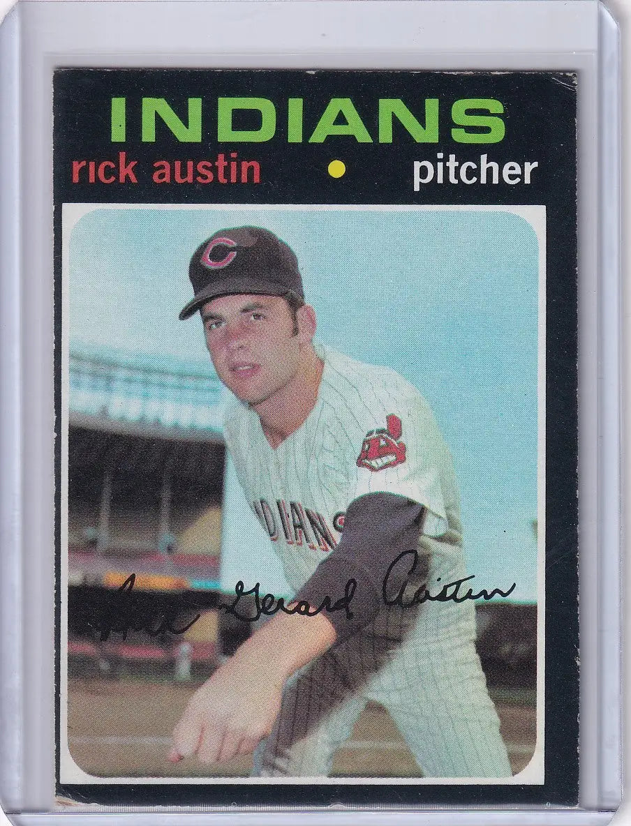 1971 Topps Baseball #41 Rick Austin - Cleveland Indians RC