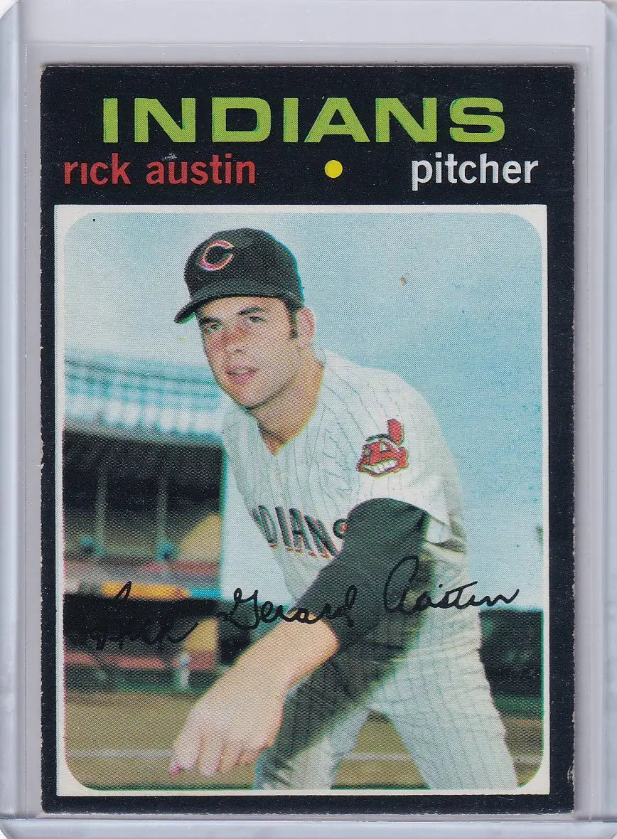1971 Topps Baseball #41 Rick Austin - Cleveland Indians RC