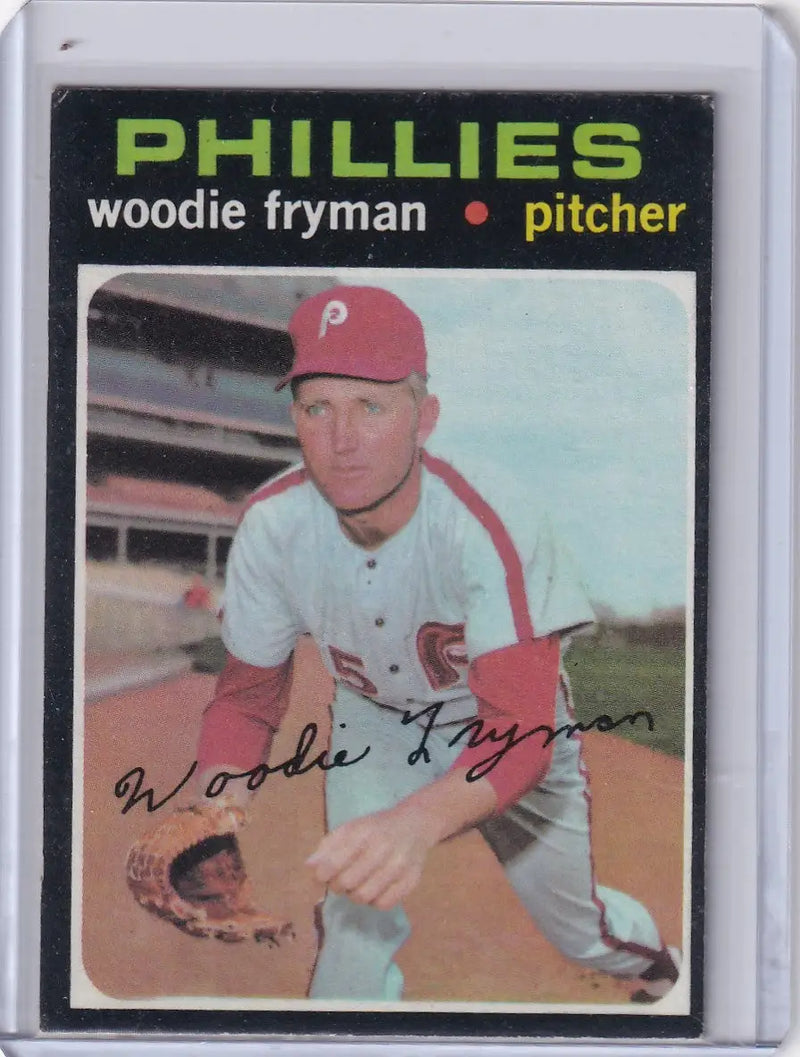 1971 Topps Baseball #414 Woodie Fryman - Philadelphia Phillies