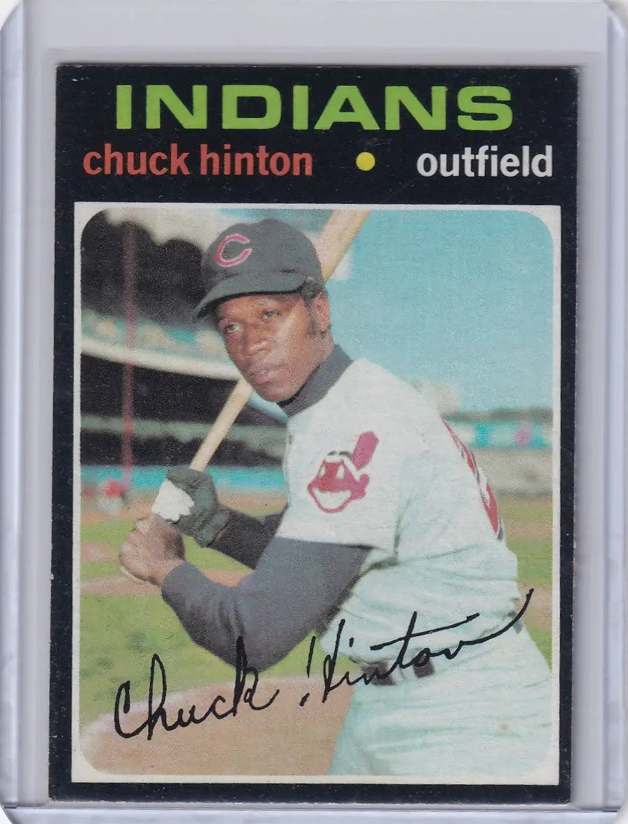 1971 Topps Baseball #429 Chuck Hinton - Cleveland Indians